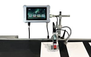 Automatic Online Batch Printing Tij Inkjet Printer Variable Data Expire Date Qr Code Series Number <strong>Coding</strong> Machine