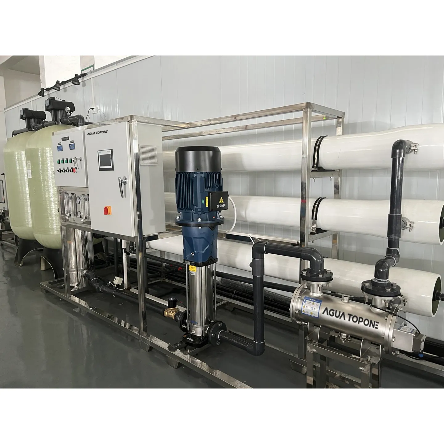 AGUA TOPONE Water Desalination Reverse Osmosis Plant Dialysis Reverse Osmosis Salt Water Treatment System