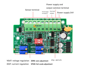 Transmisor de peso analógico de control industrial 0-5/10V/4-20MA Convertidor de voltaje y corriente Controladores PLC PAC dedicados - Product Image 5
