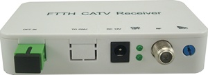 Receptor de TV óptico con micronodo de fibra óptica CATV FTTH con WDM Mini Cable pasivo para interiores TV MiniNode AGC receptor de nodo óptico - Product Image 2