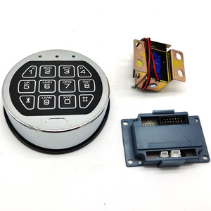 Prezzo economico tastiera rotonda cromata combinazione elettronica blocco codice password per cassetta di sicurezza e sportello del bancomat - Product Image 3
