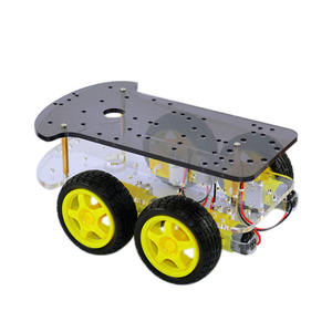 NUEVO Motor Smart Robot Car Chasis Kit Codificador de velocidad Caja de batería 2WD 4WD UNO Módulo ultrasónico para Arduino Kit