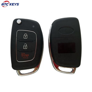 HTC tuşları 2 + 1 düğme çevirme uzaktan kumanda 433mhz için 4D60 80bit çip ile h-yundai araba anahtarı - Product Image 2