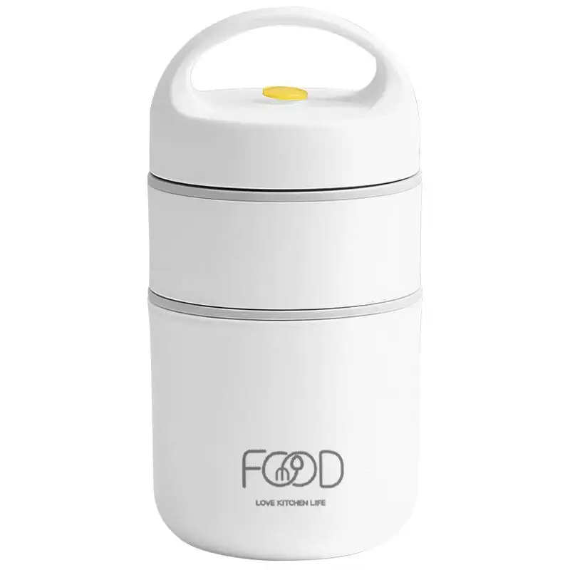 Contenitori termici dell'alimento del Thermos della tazza della minestra di vuoto dell'acciaio inossidabile della scatola di pranzo per i bambini con la borsa del pranzo