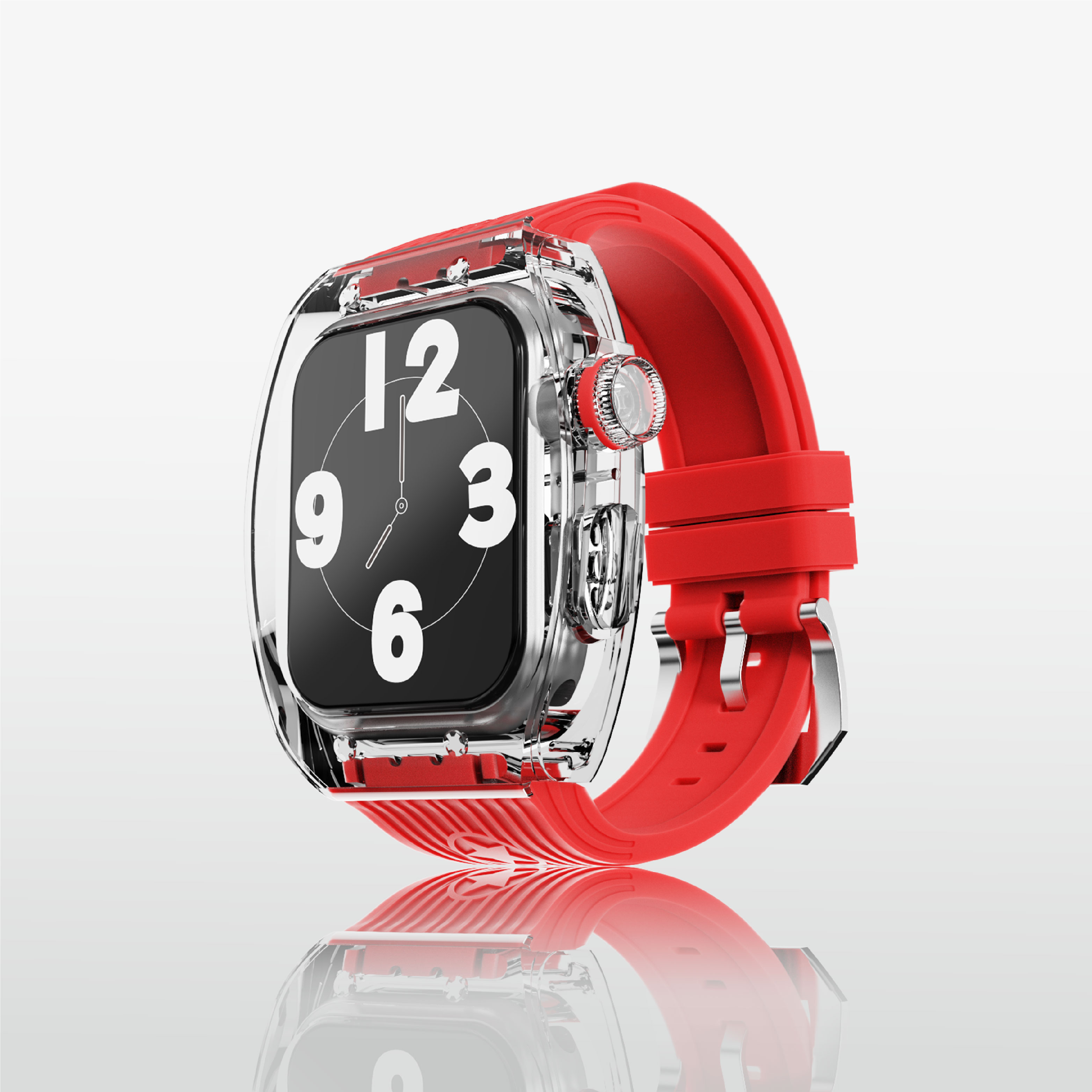 15# Rojo Transparente Plano