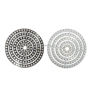WS2812B 8/16/24/35/45 Leds piksel halka adreslenebilir Led modülleri WS2812 IC RGB tam renkli yuvarlak led daire DC5V - Product Image 1