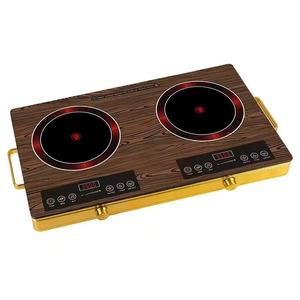 多功能家用数字电磁炉红外热板双锅玻璃陶瓷炉灶内置 - Product Image 6