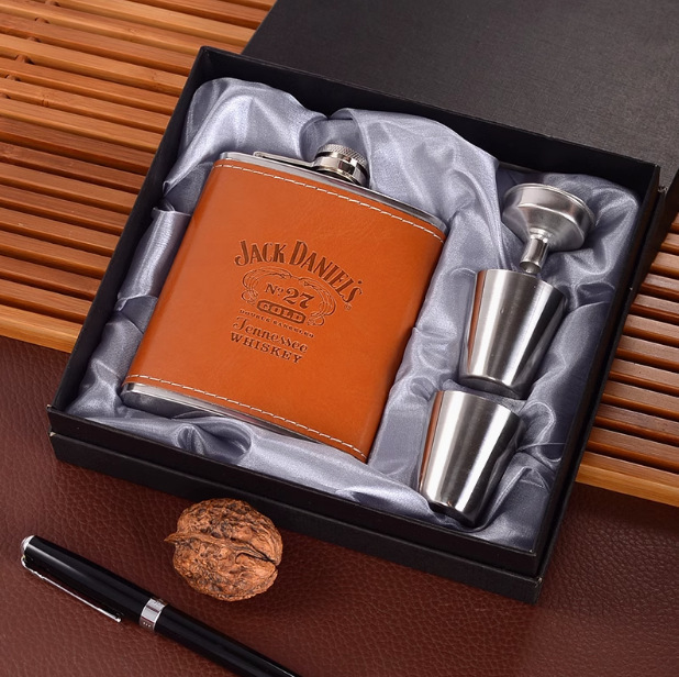 7 oz-200 ml-ensemble épais gris jack à peau jaune