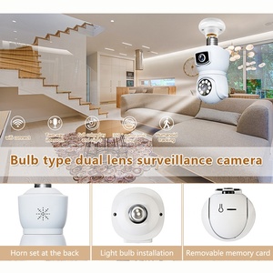 กล้องเฝ้าระวังอัจฉริยะ DP41 HD 1080P เลนส์คู่กล้อง360ภาพพาโนรามา WiFi ตรวจจับการเคลื่อนไหวด้วยเสียงสองทางระบบกลางคืน - Product Image 5