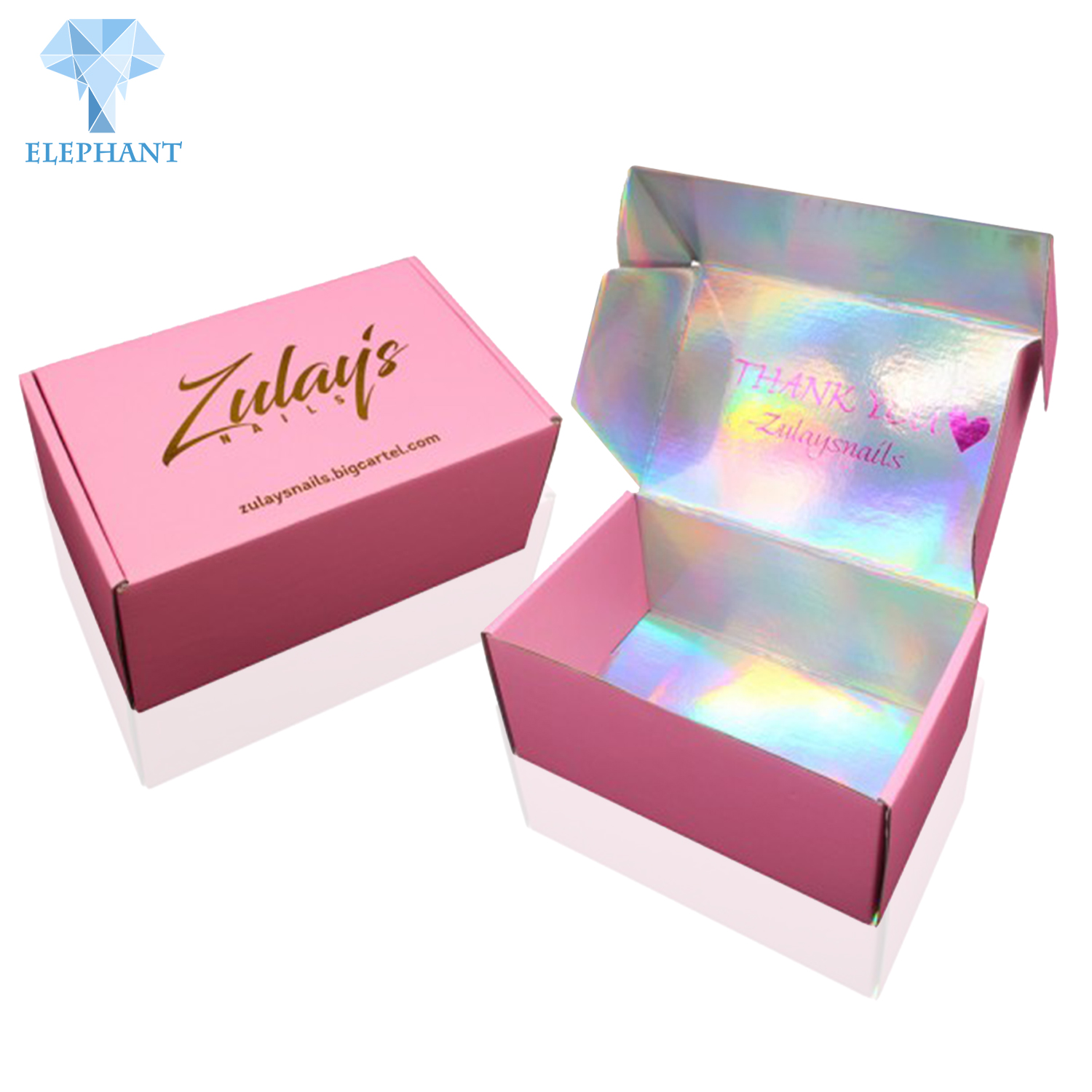holographique + rose