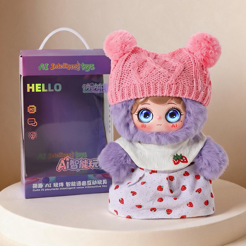 Strawberry skirt-purple bear