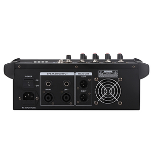 เครื่องผสมสัญญาณเสียงดีเจ,คอนโซลผสมไฟ4ช่องพร้อม USB 48 V Phantom Power - Product Image 6