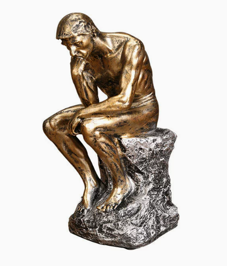 7116t-01 thinker ornaments-gold