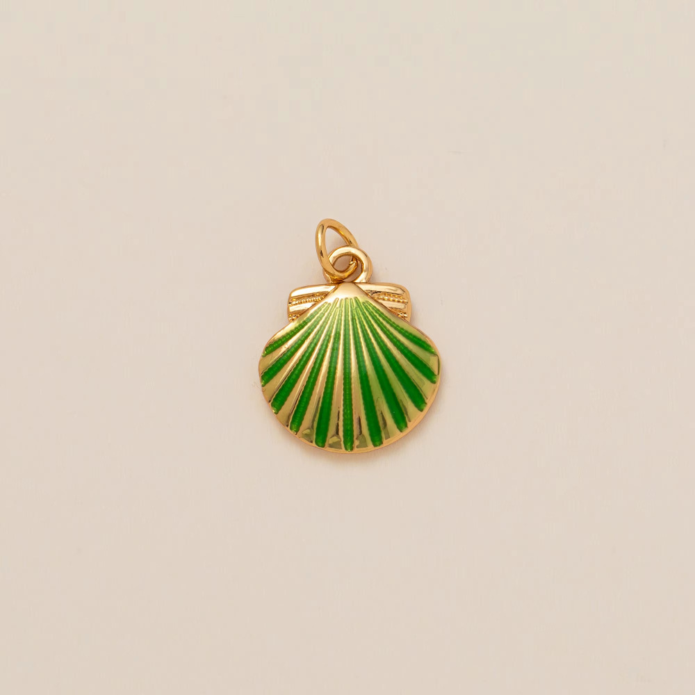 Green shell pendant 8