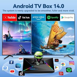 2025 Android TV Box con 4GB RAM e 32GB ROM 4K 8K WIFI6 1000M Ethernet R69 Plus Smart Box BT5.0 USB 3.0 Android 14 - Product Image 5