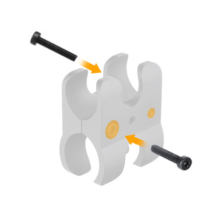 20mm 3 yuvalı montaj ile Ohhunt kelepçe montaj kurulum işık el feneri dağı - Product Image 4