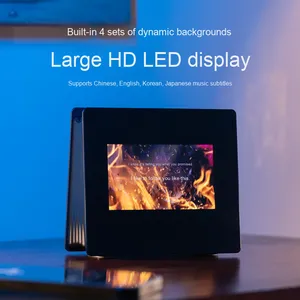 小型ワイヤレスBTスピーカーフローティング歌詞防水IPX7 BTレコードプレーヤー誕生日ギフト時計大画面ビニールレコードプレーヤー - Product Image 5