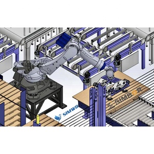 Pannello di legno blocco mobili Carry Flitting Robot aspira sottovuoto aspirazione Robot pinza di aspirazione braccio Robot