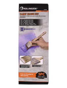 Maple ingdog W1000 serisi akçaağaç ahşap saplı Maple filament ile 5 adet boya fırçası seti - Product Image 3