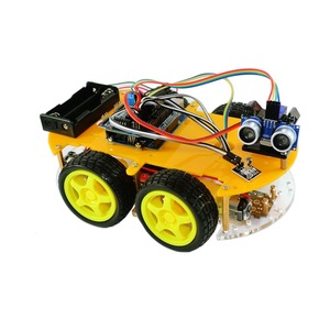 4WD Kit di apprendimento per auto intelligente multifunzione con controllo Bluetooth Kit per auto a 4 ruote adatto per Ardu ino - Product Image 3