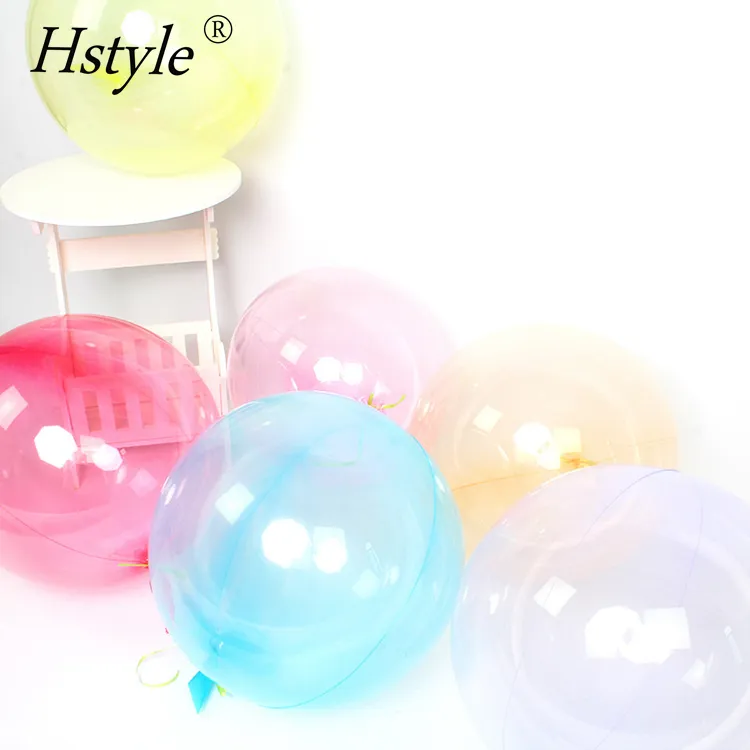 Bobo Balloons 18Inch Helium Style Color Bubble Bobo Balloons Gifts for Christmas Wedding Birthday Party Decorations SBF057