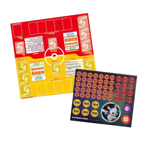 New hiếm Chất lượng cao pokemened ủy quyền đồ chơi phụ kiện playmats cơ sở thiết lập nghệ thuật cổ điển Pikachu gia đình hội đồng quản trị Trò chơi giao dịch thẻ - Product Image 6