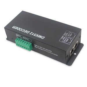 Striscia RGBW di alta qualità 4A4 canale PWM segnale di controllo display digitale controller decoder DMX512 - Product Image 6