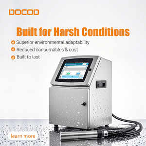 DOCOD V2000 Tinten strahl-Verfalls datum für kleine Zeichen Codierung drucker DOCOD CIJ Kontinuierliche Barcode-Druckmaschine für Kabel rohr metall