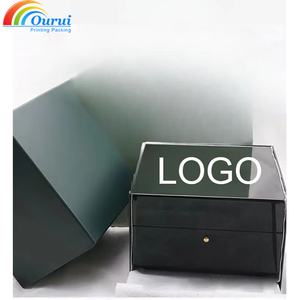 高端定制实木手表盒最新自动包装收纳盒，带个人公司品牌标志 - Product Image 4