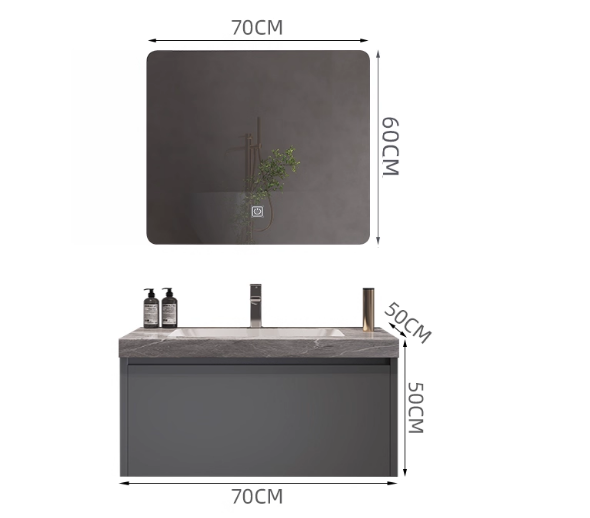 70 cm adapté aux besoins du client