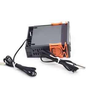 Controlador de temperatura de pantalla digital inteligente con salida de sensor dual, controlador de temperatura, termostato electrónico, 1 unidad