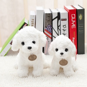 Toptan doldurulmuş simülasyon oyuncak köpek peluş oyuncaklar Squishy köpek dolması peluş oyuncak bebekler noel bebek hediyeler için