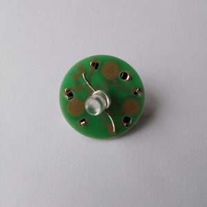 Mini Single LED Lampe Batterie betriebene runde LED-Leuchten für Kunst handwerk & Display Kleines LED-Blink modul - Product Image 2
