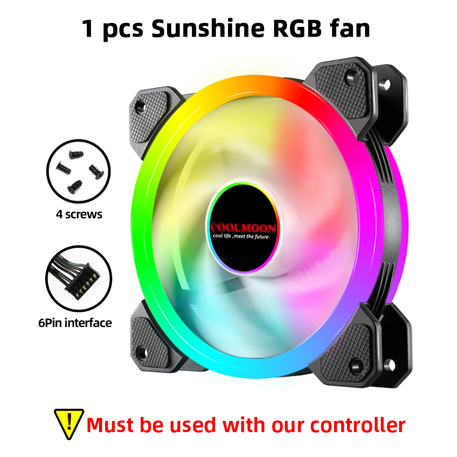 พัดลมแสงอาทิตย์ RGB