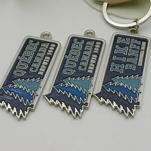 批发工厂定制钥匙扣钥匙扣定制设计金属珐琅魅力钥匙扣 - Product Image 2