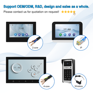 Xinsilu 10 Inch Ips Touchscreen Deur Telefoon Twee-Weg <span class=keywords><strong>Video</strong></span> <span class=keywords><strong>Intercom</strong></span> Met Id-Kaart En Poe Ip Systeem Bestuurd Met Tuya App - Product Image 2