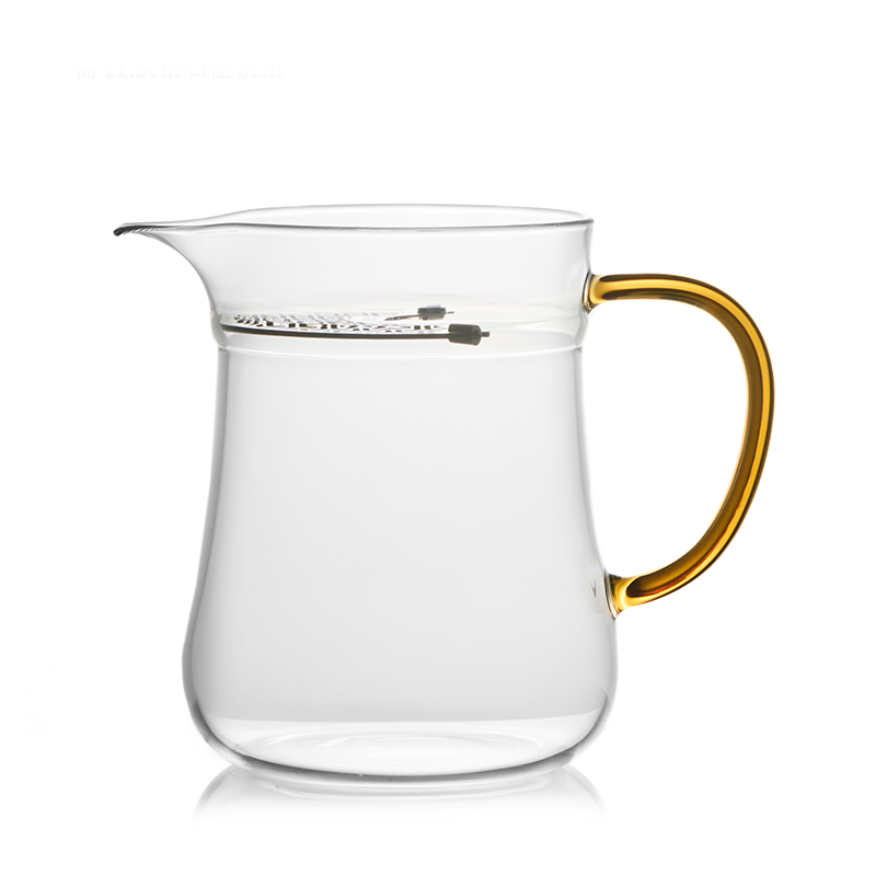 (Poignée jaune) Tasse de fuite en titane