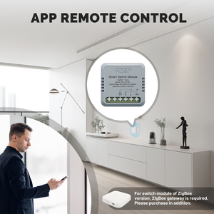 A buon mercato TUYA Smart Mini interruttore della luce modulo relè MOES automazione domestica NOVA produttore di fabbrica Timer telecomando Wireless - Product Image 4