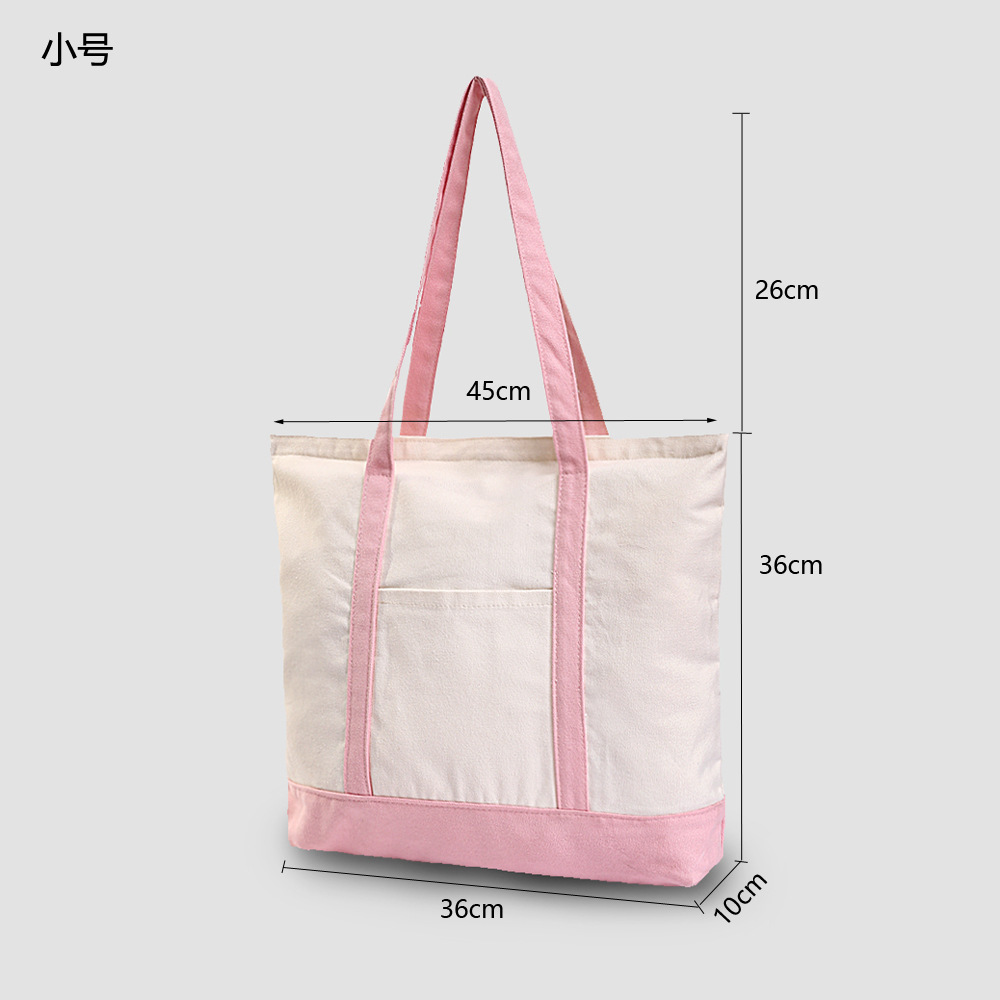 Small hand-held bag of the same color (pink)