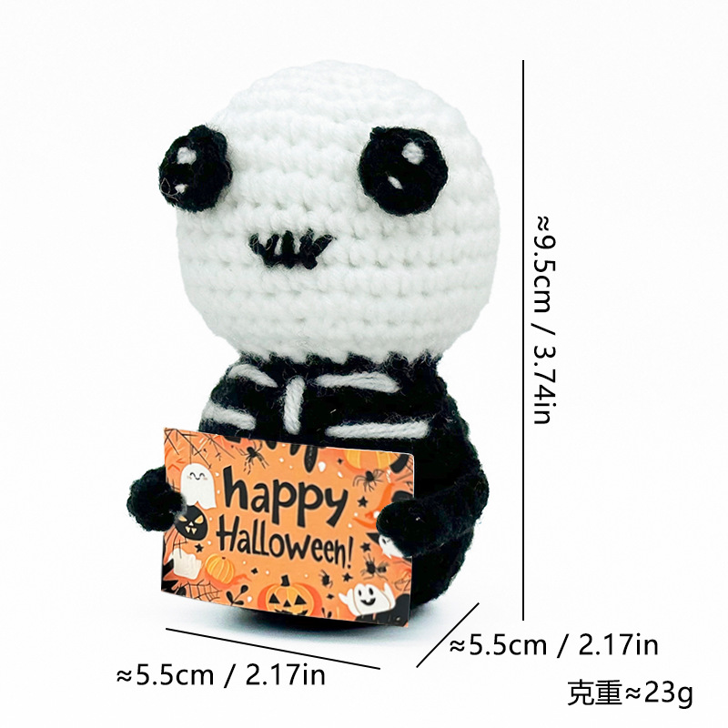Black and White Imp (happy card)