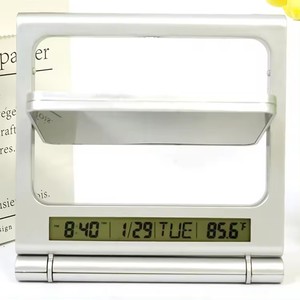 กรอบ hoto สุดเจ๋งสําหรับบ้านและสํานักงาน กรอบรูป <span class=keywords><strong>LCD</strong></span> นาฬิกาแสดงเวลา วันที่ อุณหภูมิ นาฬิกาดิจิตอล <span class=keywords><strong>LCD</strong></span> ของสัปดาห์ - Product Image 3