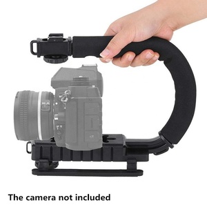 Video sıcak ayakkabı dağı ile stabilize kolu kavrama el sabitleyici kamera Canon Nikon Sony Panasonics DSLR için - Product Image 6