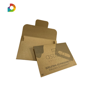 Kunden spezifisch bedruckter recycelbarer Kraft umschlag mit Knopf-und Schnur verschluss hand gefertigte Papier umschläge kunden spezifischer Offsetdruck M-74 - Product Image 5