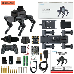 12DOF DOGZILLA S1 S2 dörtlü biyonik robot köpek AI görsel tanıma fonksiyonları ile ahududu Pi 5 ROS2 için tasarım