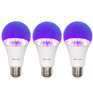 LED 9W12W2パック3パックE27 E26 B22 LED電球波長395-400nmUVブラックライトLED - Product Image 1
