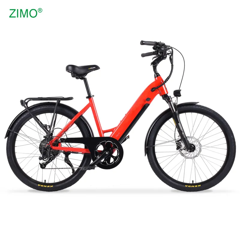 Nueva bicicleta eléctrica de ciudad con asistencia de pedal 48V 350W a la venta, bicicleta eléctrica urbana para adultos