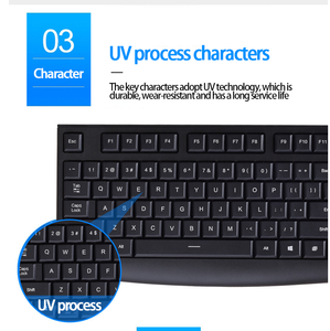 Teclado con cable USB para HP k200, notebook, ordenador de escritorio, silencioso, oficina y hogar - Product Image 5