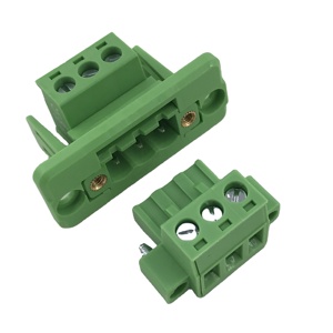 XINKE 3路5.08间距穿墙插件接线端子与面板插头快速连接 - Product Image 1