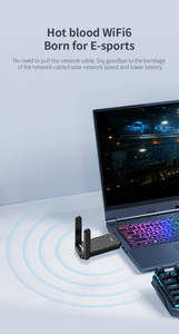 RTL8832BU Chip COMFAST Long Range USB WIFI Adapter for <strong>Computer</strong> Pc Dongle CF-962AX 11ax 1800Mbps Wifi 6 Usb 3.0 <strong>Wireless</strong> Cards - Product Image 4