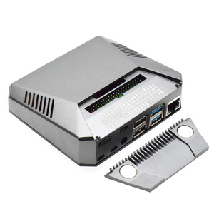 Argon One V2 Case for <strong>Raspberry</strong> <strong>Pi</strong> 4B Aluminum Case With HD Ports Built-in IR Remote Functionality 30mm Software <strong>Controllable</strong>